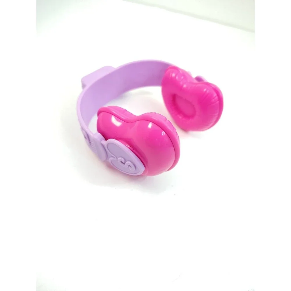 Shopkins Super Mall Headphones Replacement Parts Pink Hearts